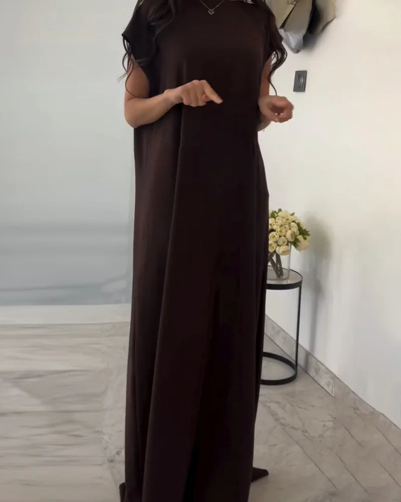 Şık Fiyonklu Elbise & Hırka 2 Parçalı Takım