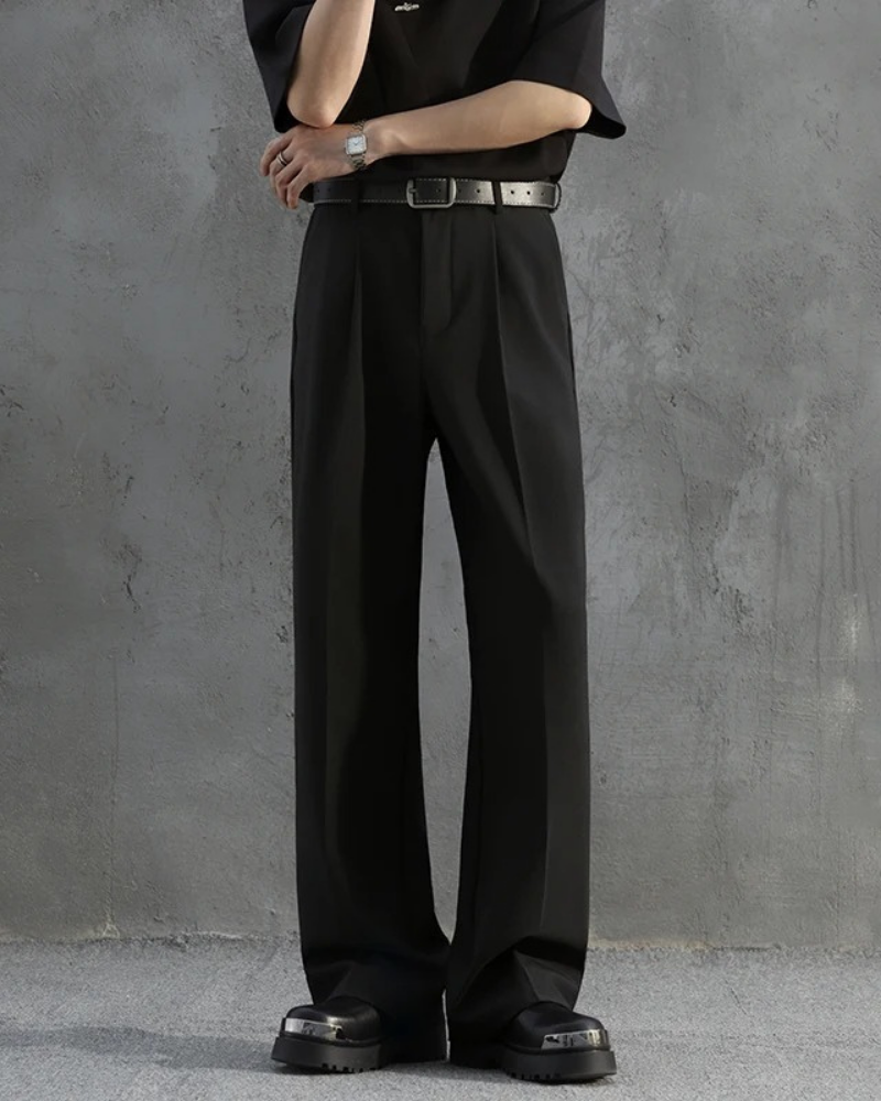 Dökümlü Kumaş Pantolon