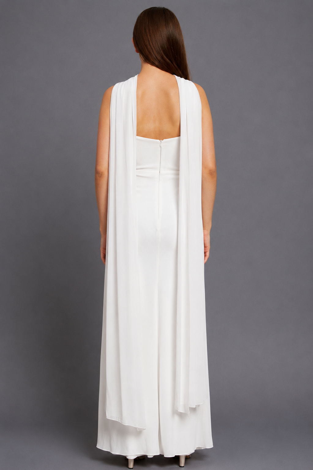 Bianca Maxi Elbise - Beyaz
