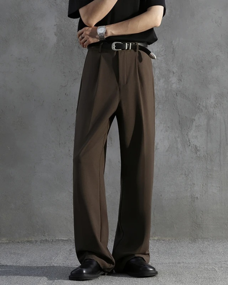 Dökümlü Kumaş Pantolon