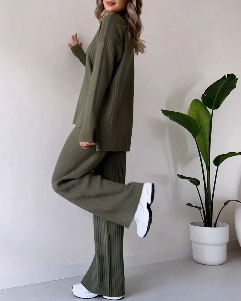 Günlük 2 Parçalı Triko Takım