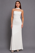 Bianca Maxi Elbise - Beyaz