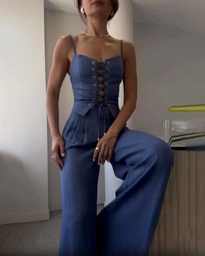 Hollow İki Parçalı Bağcıklı Takım