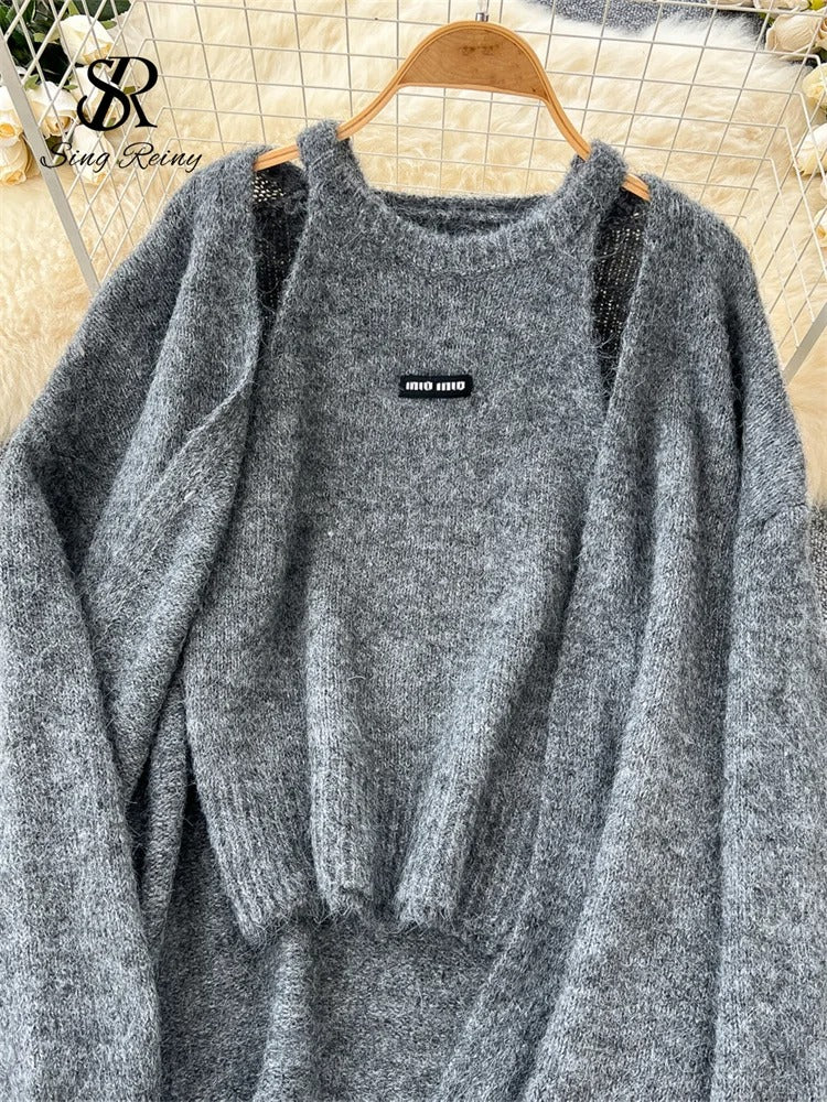 Kolsuz Örgü Atlet & Hırka Set