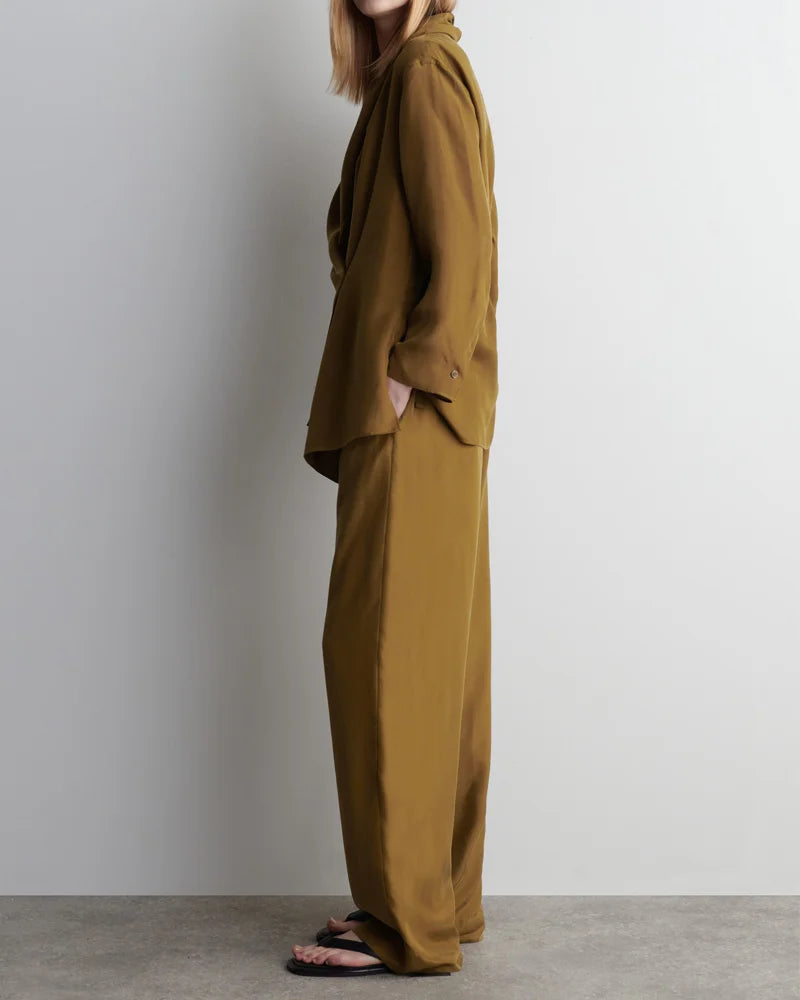 Uzun Kol Gömlek & Bol Paça Pantolon Takım