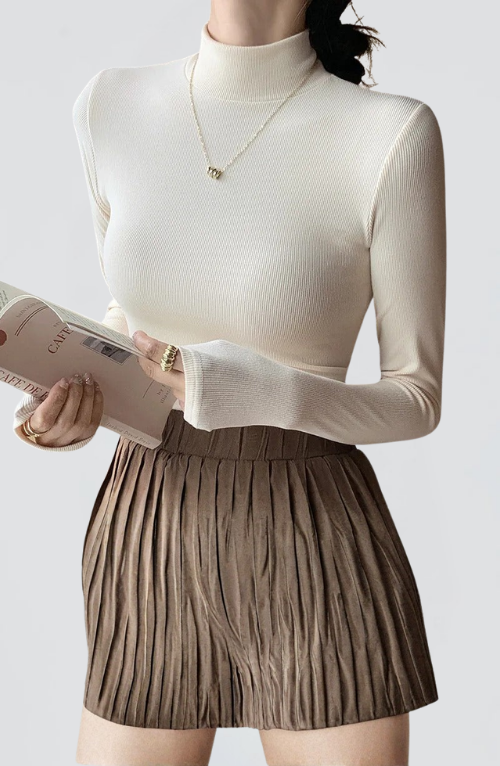 Yumuşak Balıkçı Yaka Slim Fit Kazak