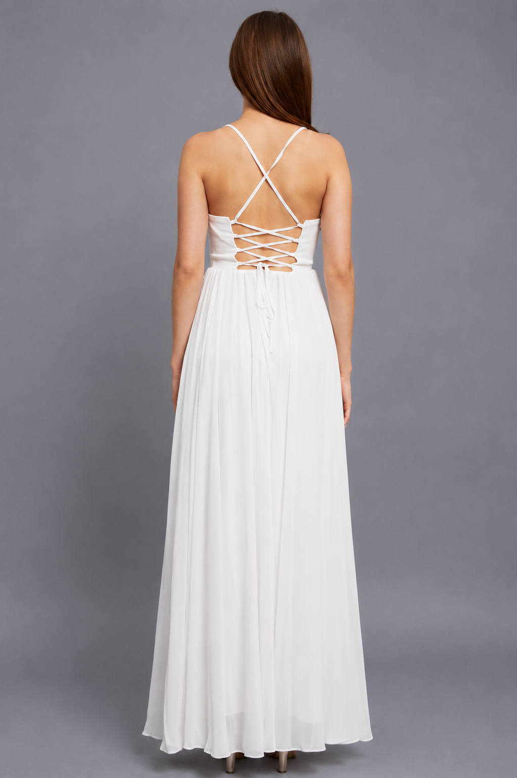 Estelle Maxi Elbise - Beyaz