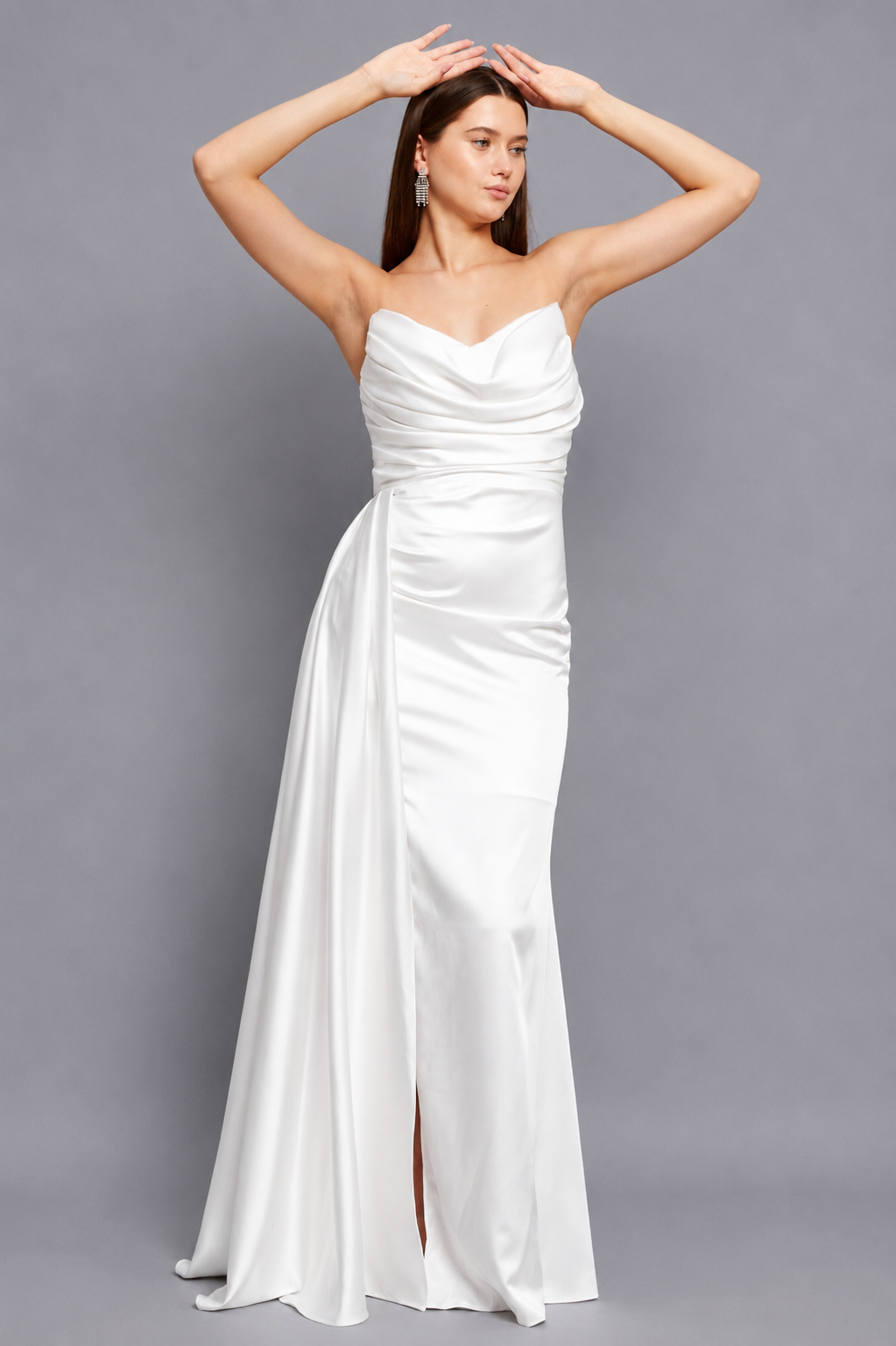 Scarlett Maxi Elbise - Beyaz