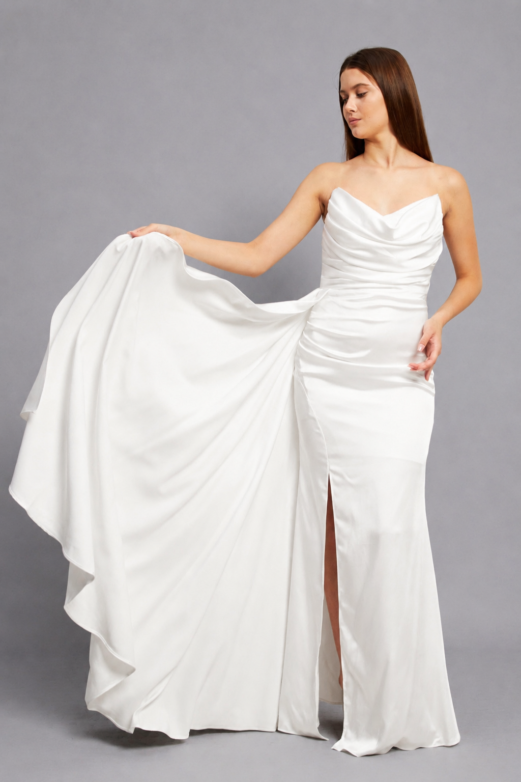 Scarlett Maxi Elbise - Beyaz