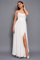 Estelle Maxi Elbise - Beyaz