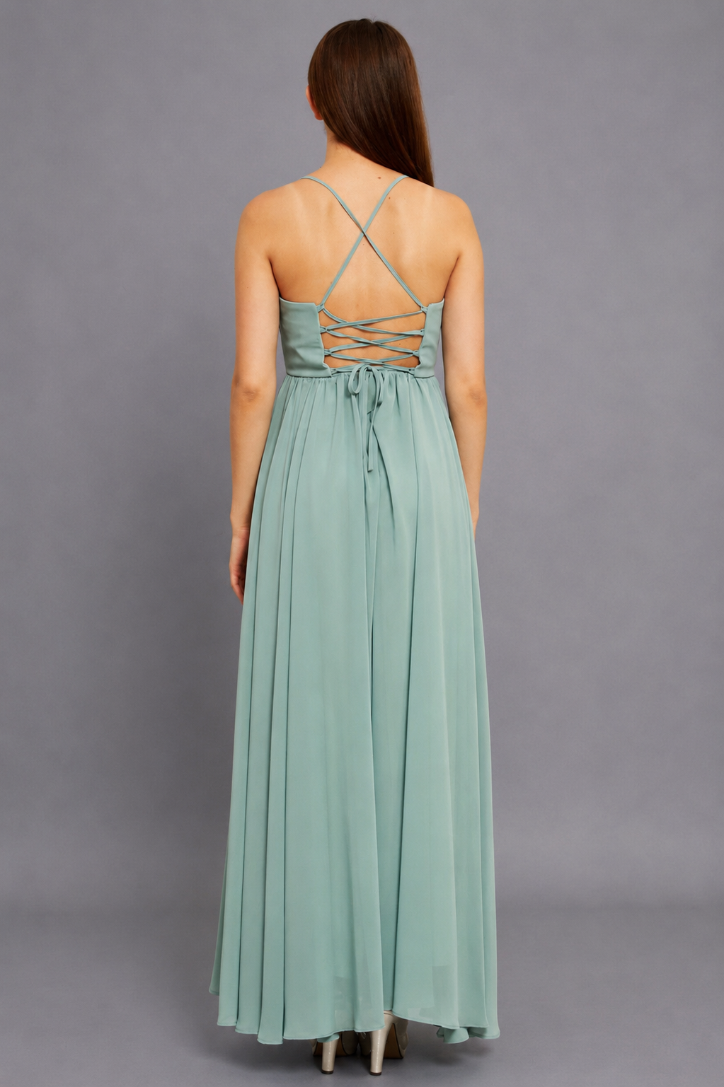 Estelle Maxi Elbise - Mint Yeşili
