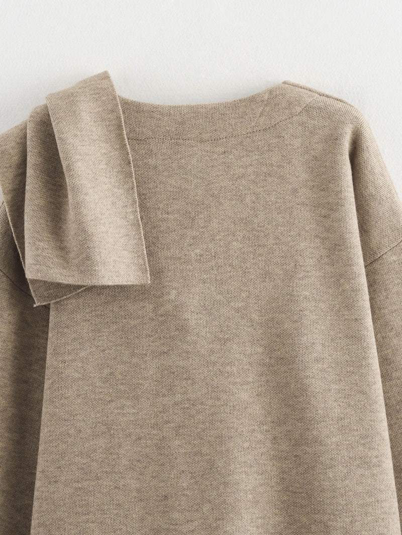 Şal Detay Kapüşonlu Ceket