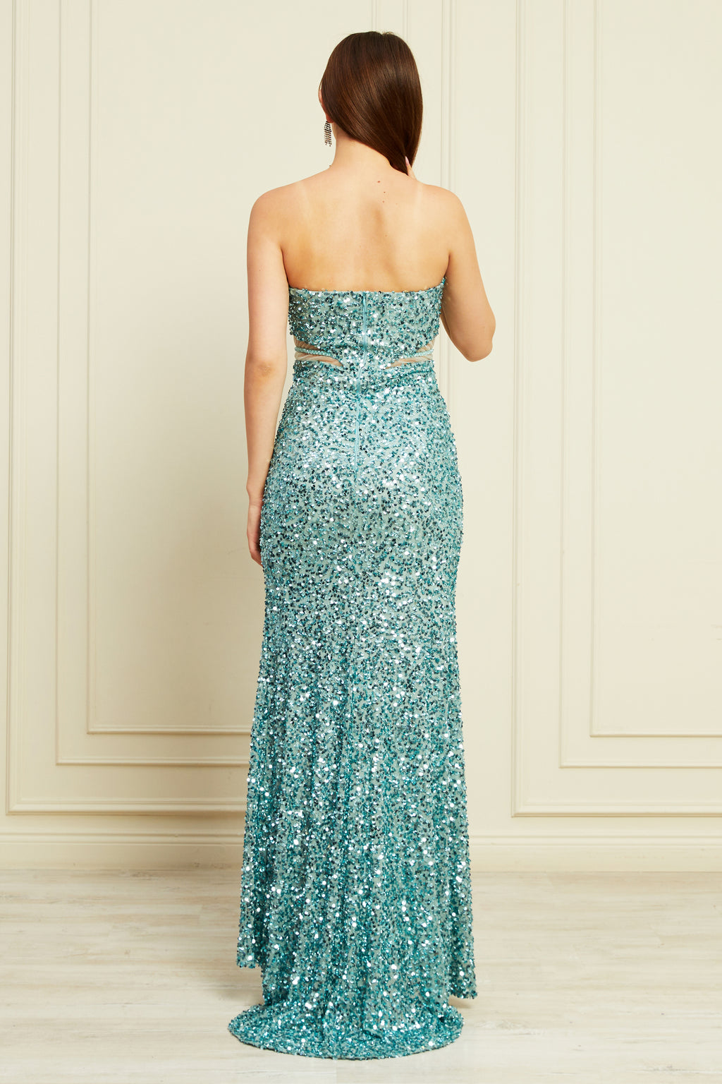 Luna Maxi Elbise - Mint Yeşili
