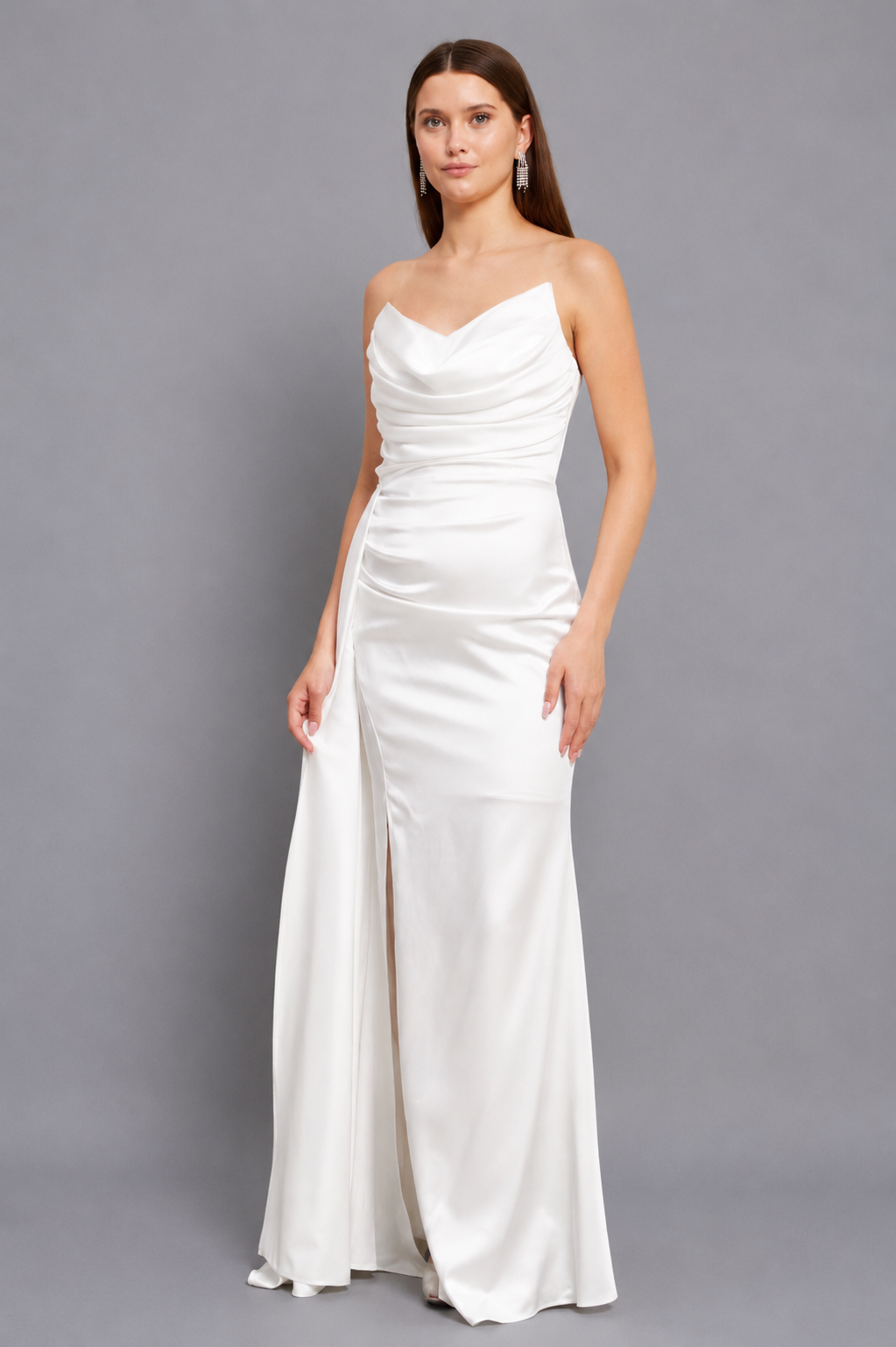 Scarlett Maxi Elbise - Beyaz